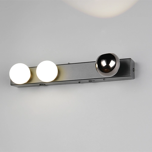 Wandlamp Arpino zwart 30cm Trio 4017807683622