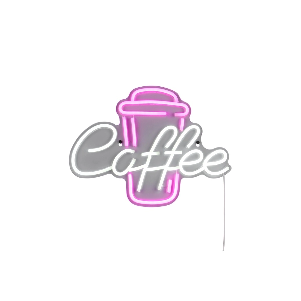 Neon wandlamp Coffee roze Trio 4017807657500