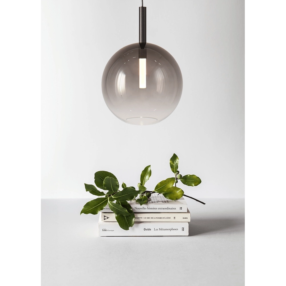 Hanglamp Ø 24cm Lido Ball met smoke-fading glas Masterlight 8718121324708