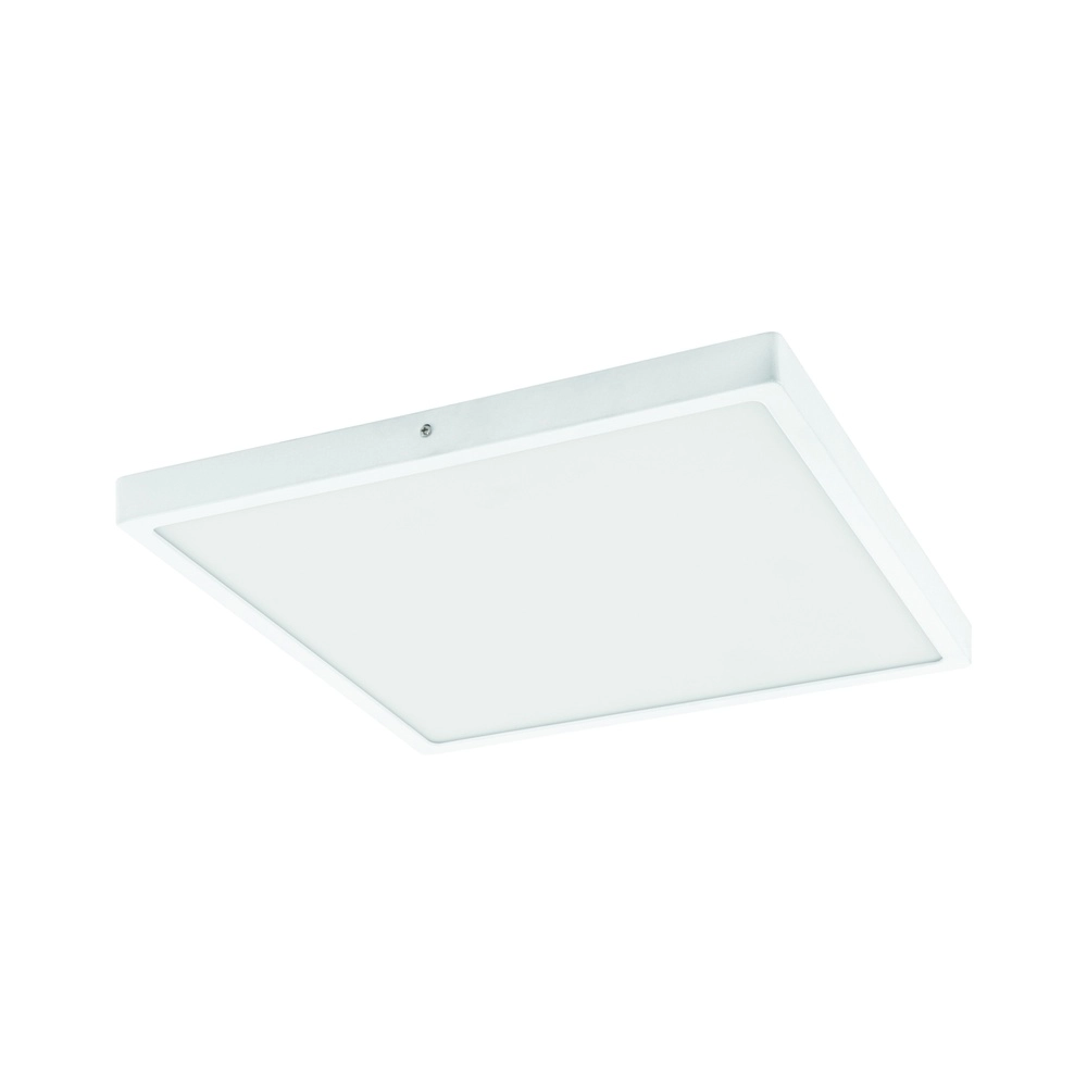 Plafonniere Fueva 1 wit vierkant