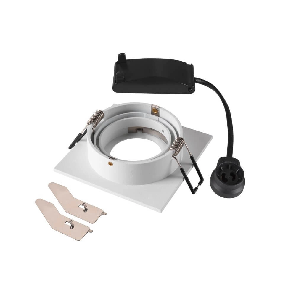 Inbouwspot New Tria 75 vierkant - wit - GU10 SLV 4024163276122