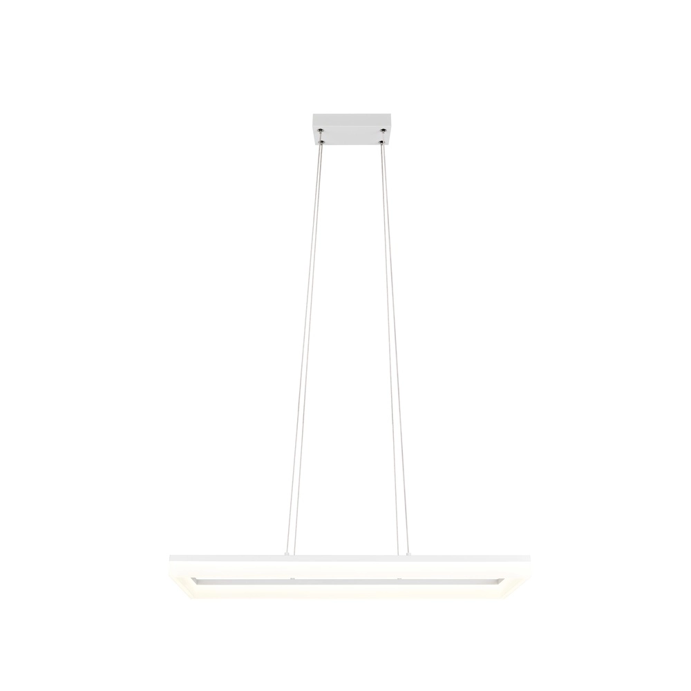 Strakke hanglamp Camino wit Trio 4017807655780