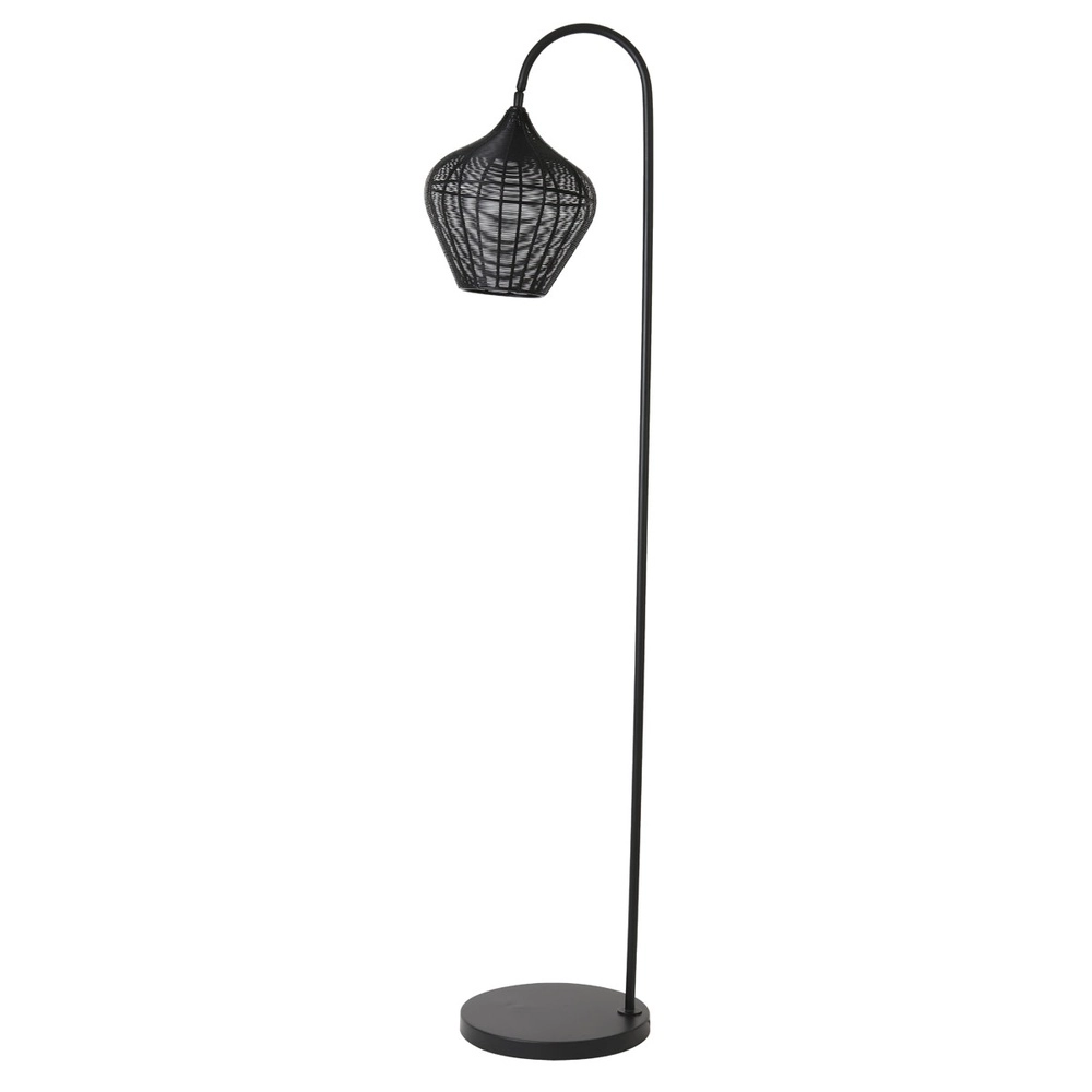 Vloerlamp Alvaro zwart Light & Living 8717807602635