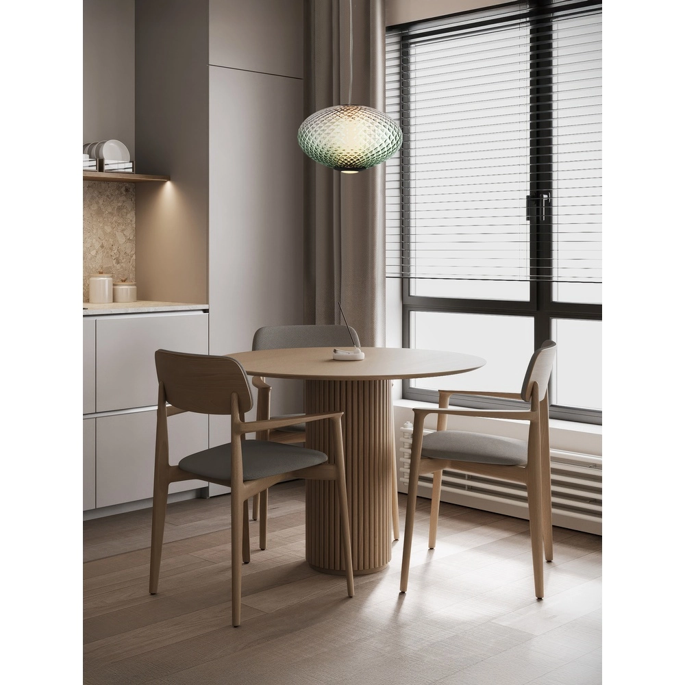 Pendant lamp Aora oval green glass Lyora 5212017483850