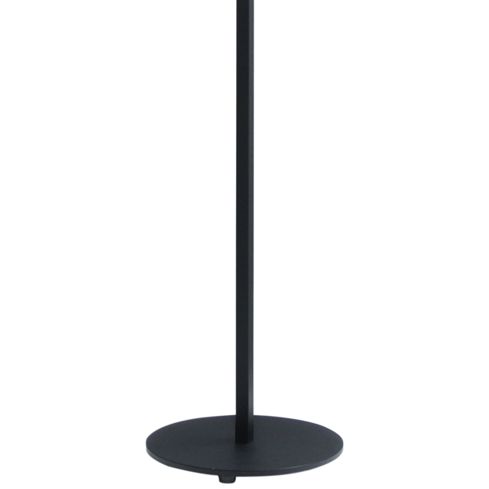 Zwarte vloerlamp Tube 155cm met gouden fitting Masterlight 8718121188676