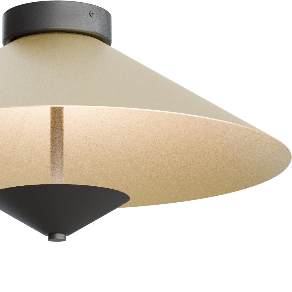 Plafondlamp Ceppo zwart met goud Ø 45cm Masterlight 8718121389684