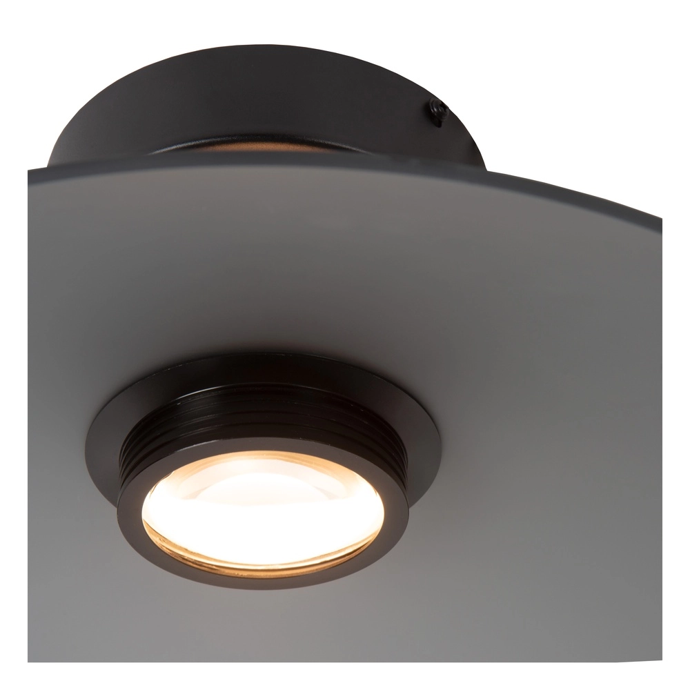 Strakke plafondlamp Menga Ø 40cm smoke glas Premium by Lucide 5411212251237