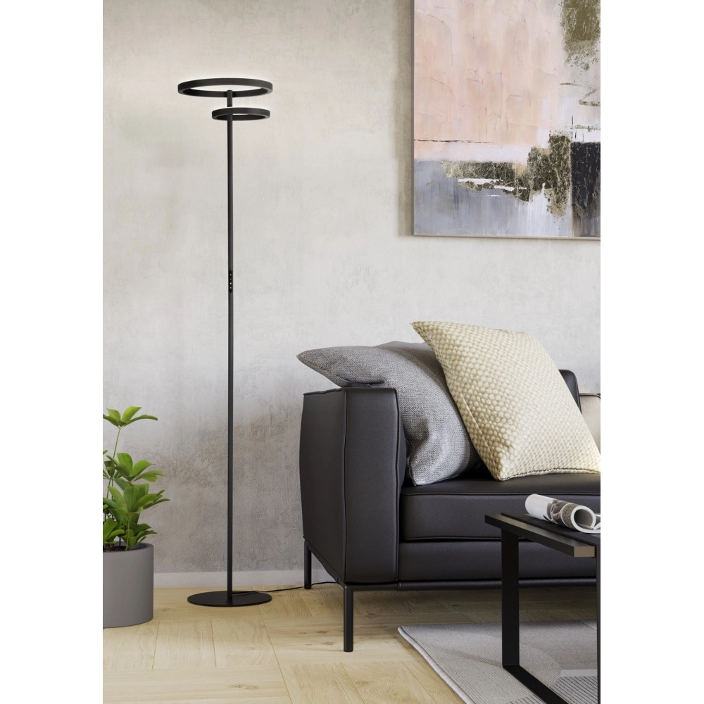 Design vloerlamp Castelpoto 1 zwart Eglo 9008606357314