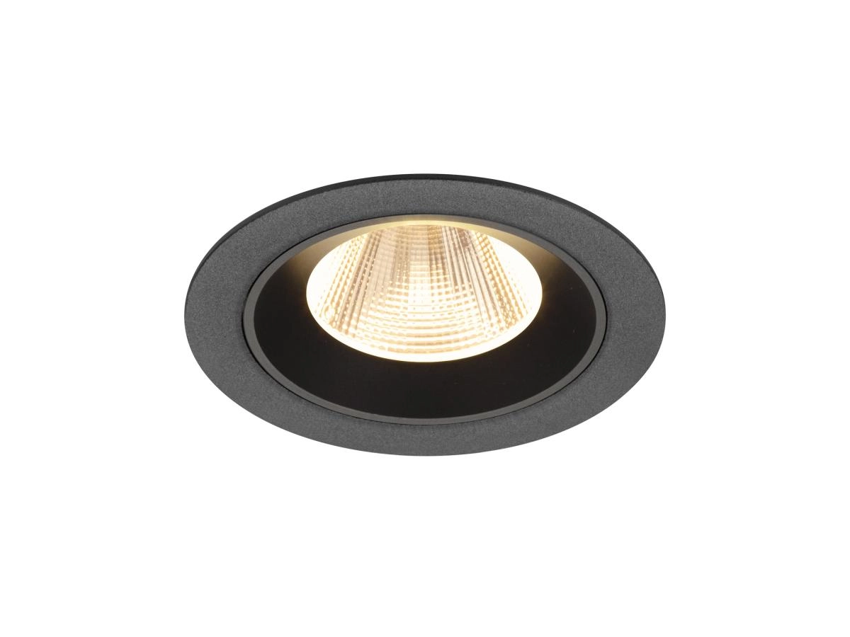 Inbouwspot Numinos M zwart 2700K - 20gr