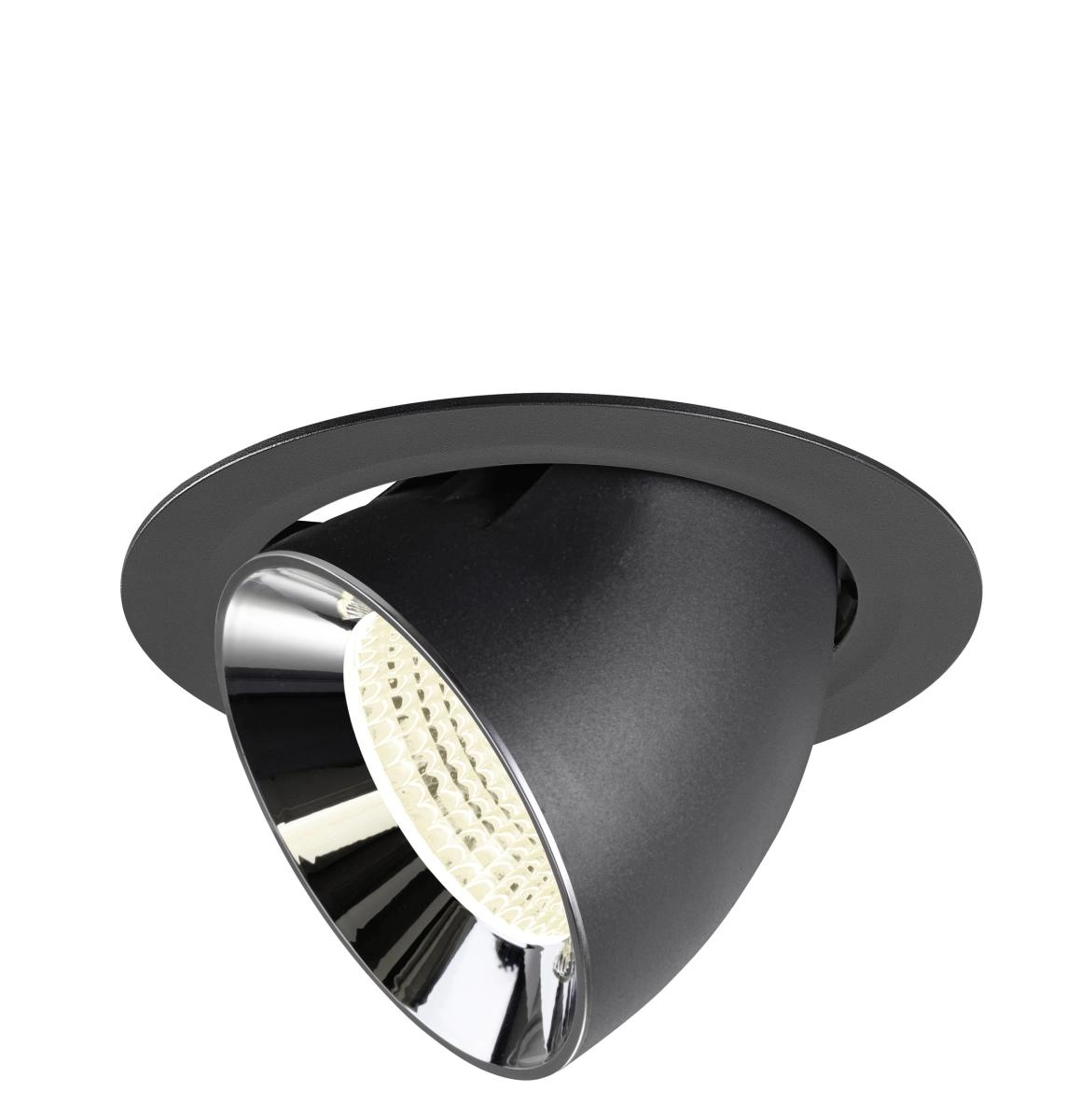 Inbouwspot Numinos Gimble XL zwart/chroom 4000K - 55gr