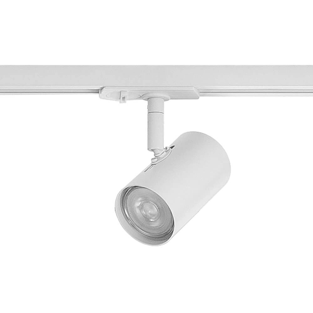 1-fase railset 150cm Cilinder wit met 4 spots Highlight 8718379039560