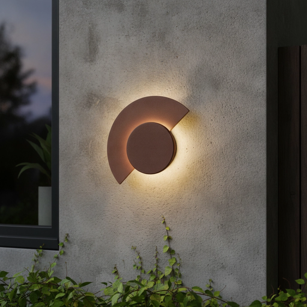 Moderne wandlamp Gloo roestbruin - 2700K