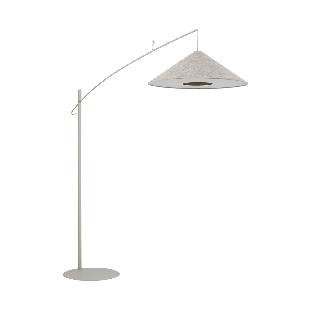Vloerlamp Poise zand bruin Ø 72cm Lyora 5903139116862