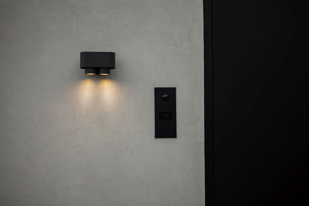 Wandspot Cypres down duo antraciet Lutec 6939412014883