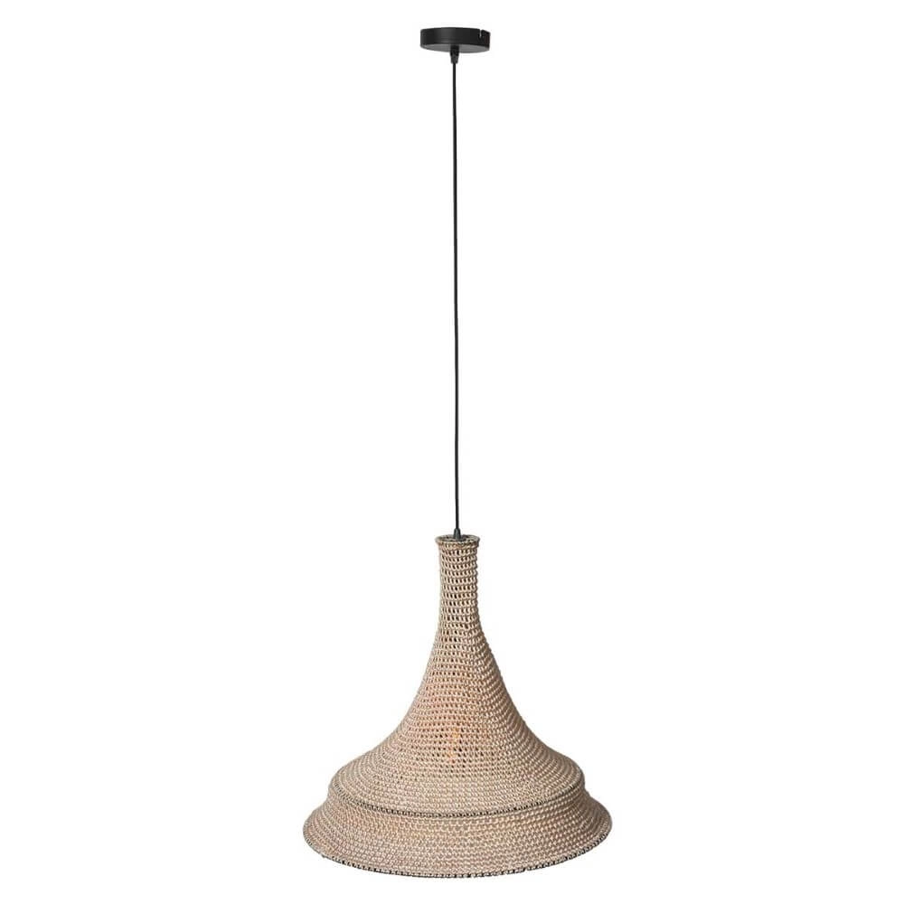 Ø 60cm hanglamp Marrakesch van bruin touw Steinhauer 8712746161496