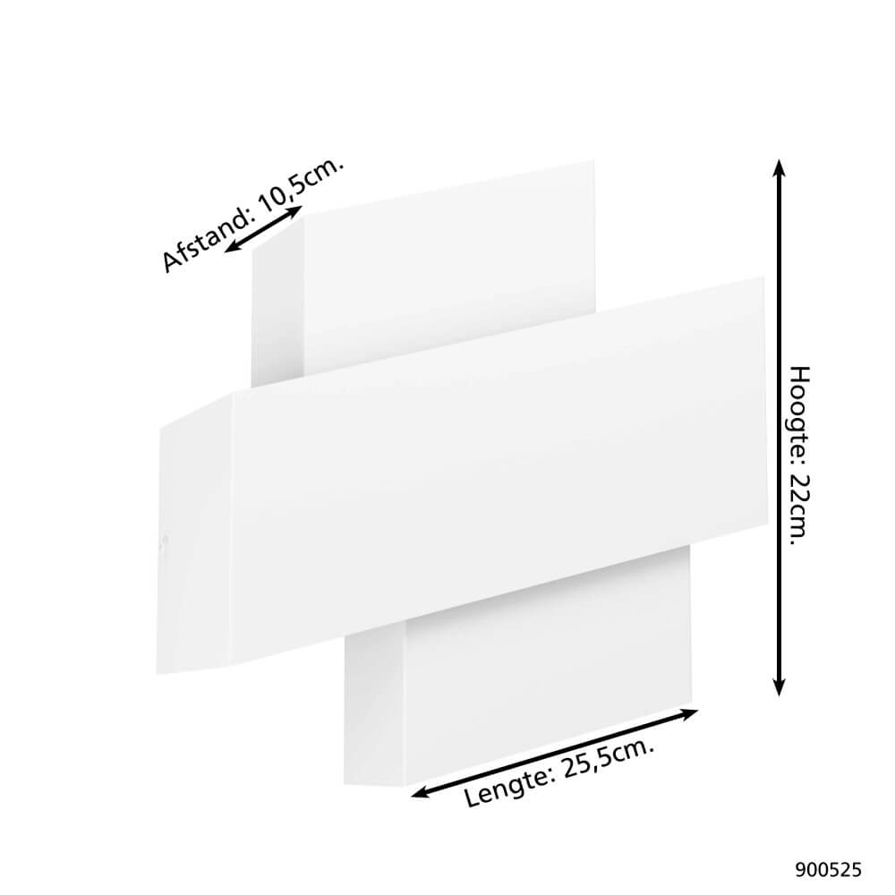 Moderne wandlamp Timparossa wit Eglo 9008606244539