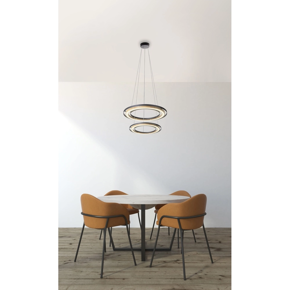 Design hanglamp Rilas zwart Globo 9007371475551