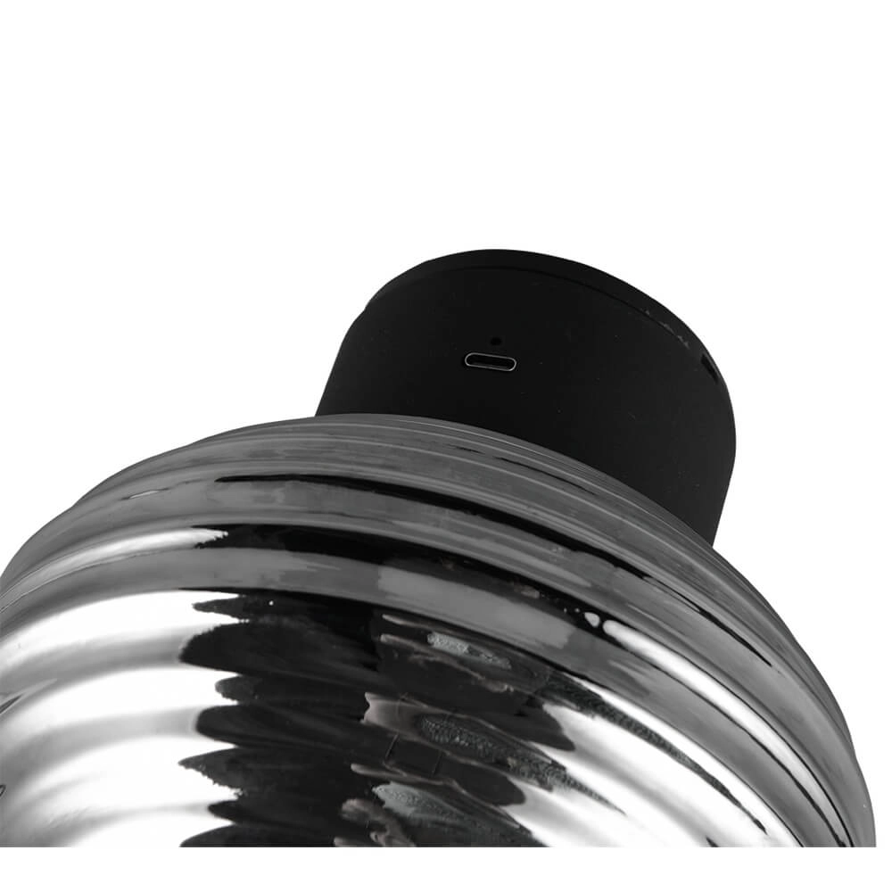 Wandlamp Earl smoke glas oplaadbaar Trio 4017807643404