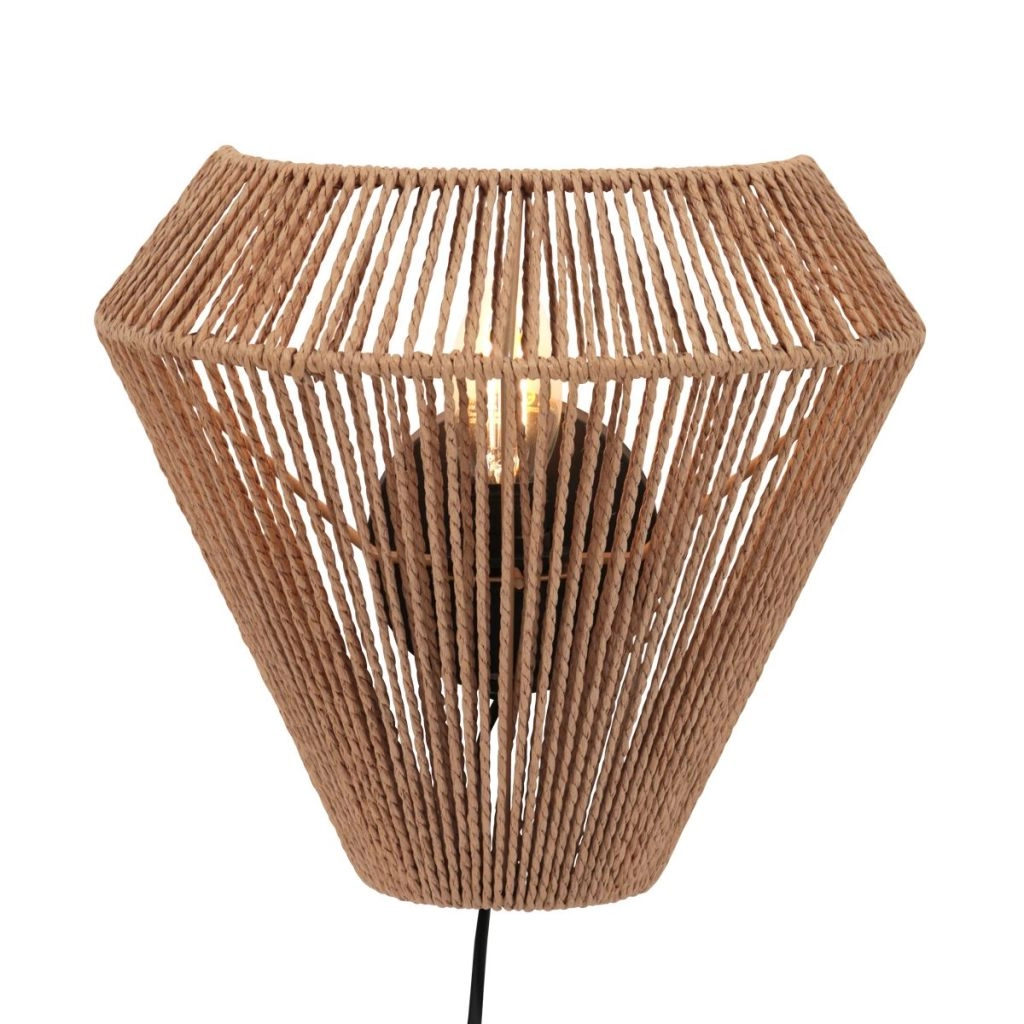 Rotan wandlamp Ropex rotan