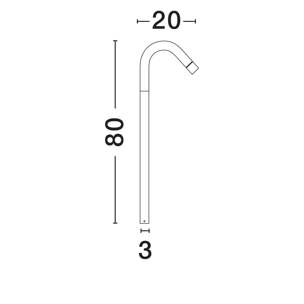 Design path lighting Gream 80cm Lyora 5212017453938