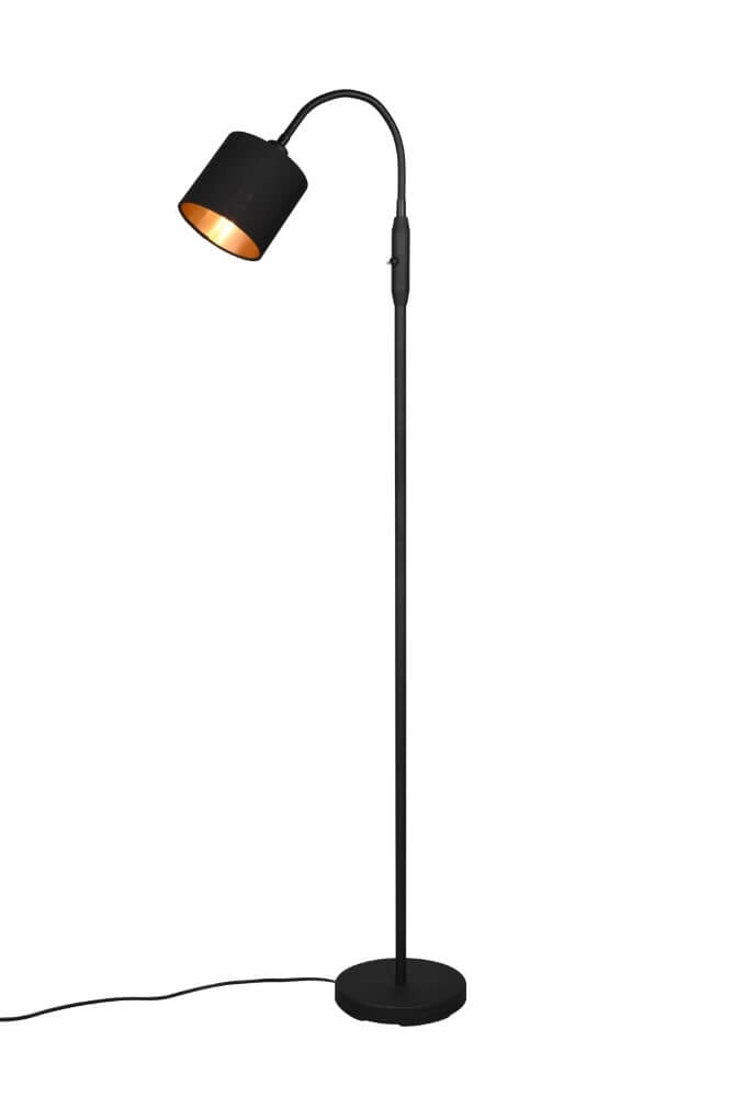 Vloerlamp Tommy 130cm zwart Trio 4017807502992