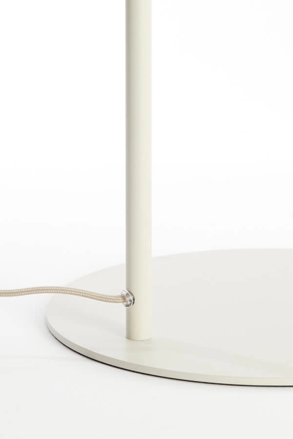 Vloerlamp Bisho crème design Light & Living 8717807743383
