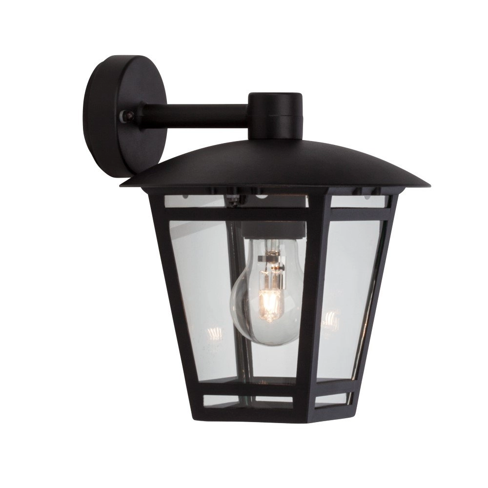 Zwarte wandlamp Riley Down 23cm Zwarte wandlamp Riley Down 23cm