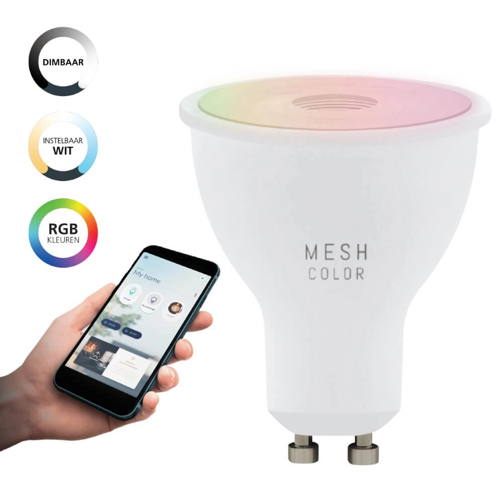 Led lampenbol Zigbee - GU10 - 4.9 watt - 2700-6500K Eglo 9002759122515