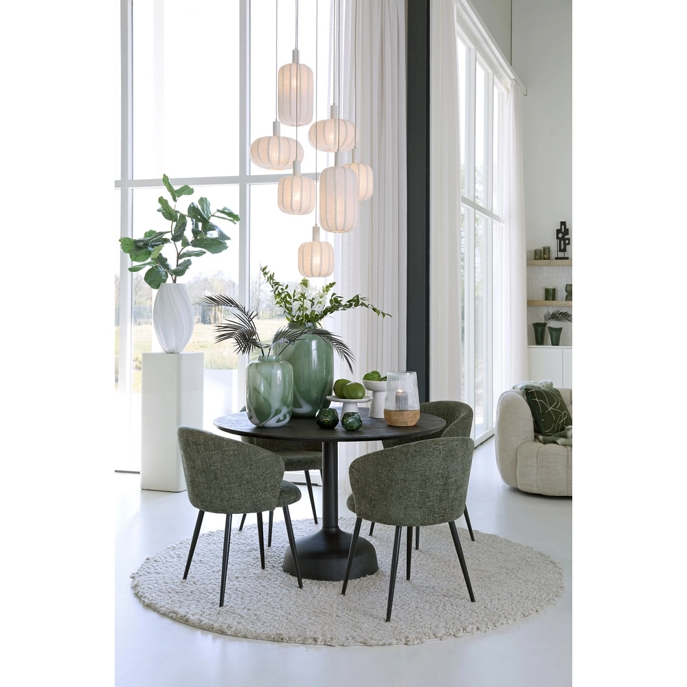 7L vide hanglamp Tufia linnen crème Light & Living 8717807816759