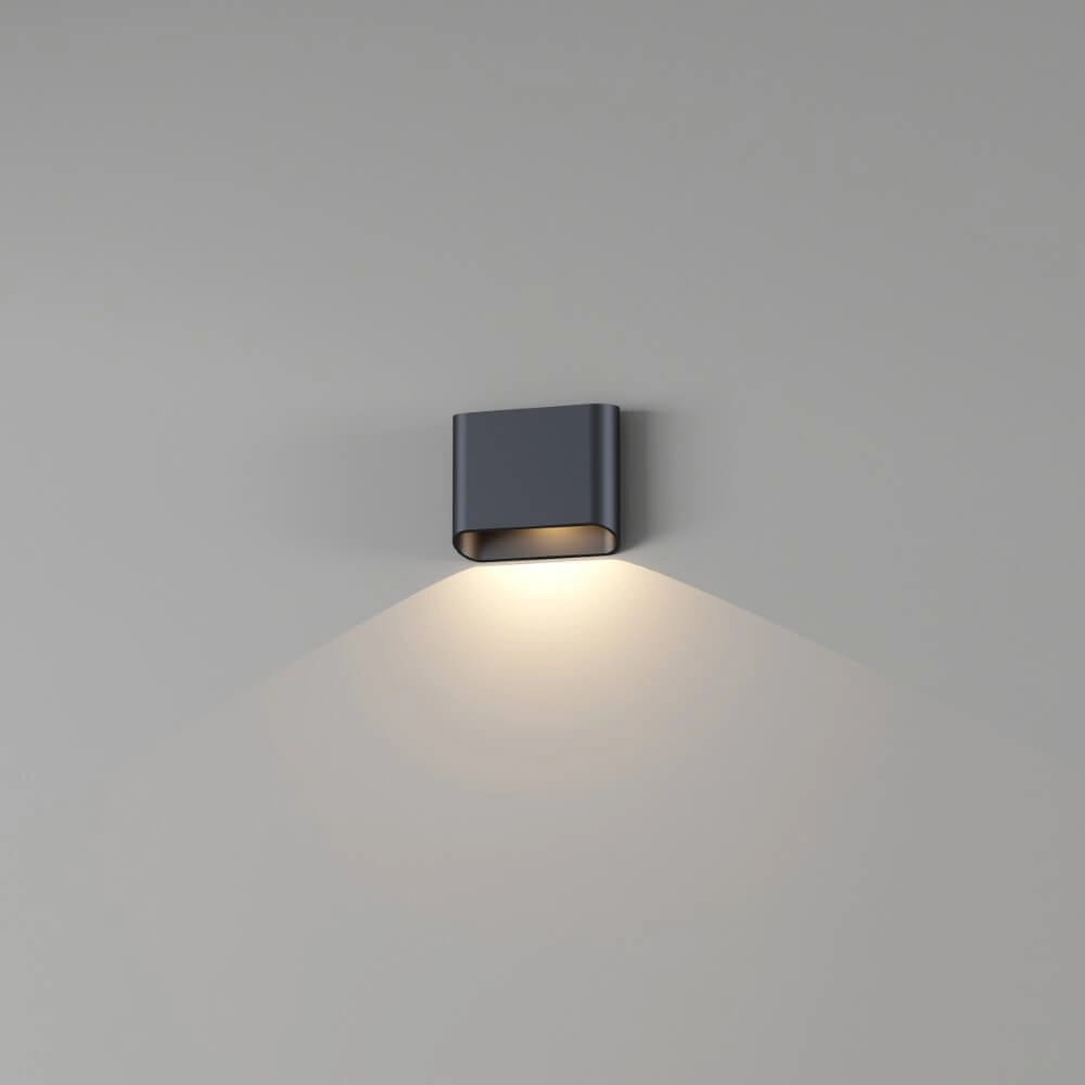 Wandlamp Diaz 1L Zwart