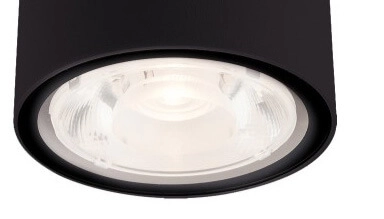 Opbouwspot buiten Edesa zwart Lyora 5903139910798