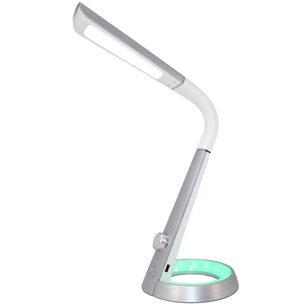 Bureaulamp Mitti zilvergrijs Globo 9007371384716