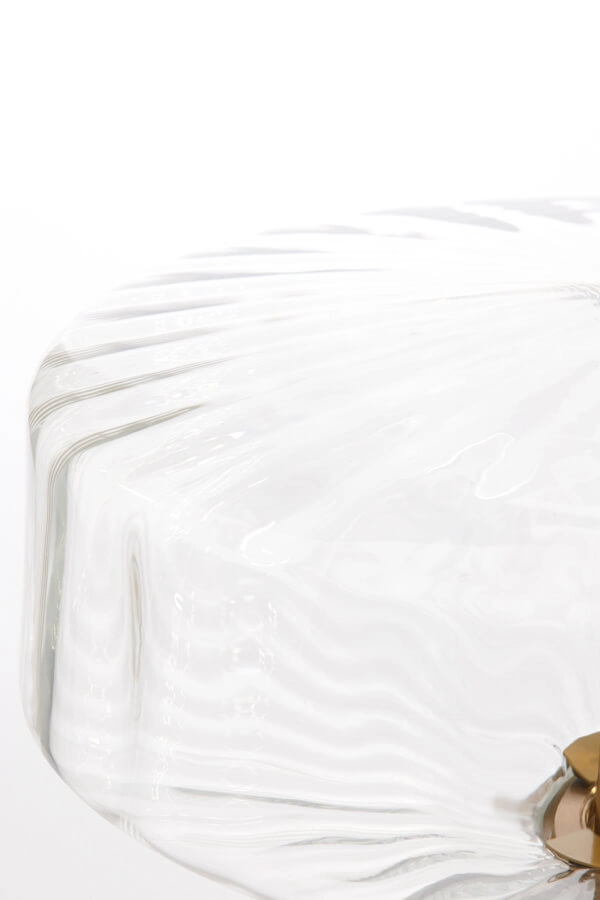 Tafellamp Pleat goud Ø 30cm Light & Living 8717807687731