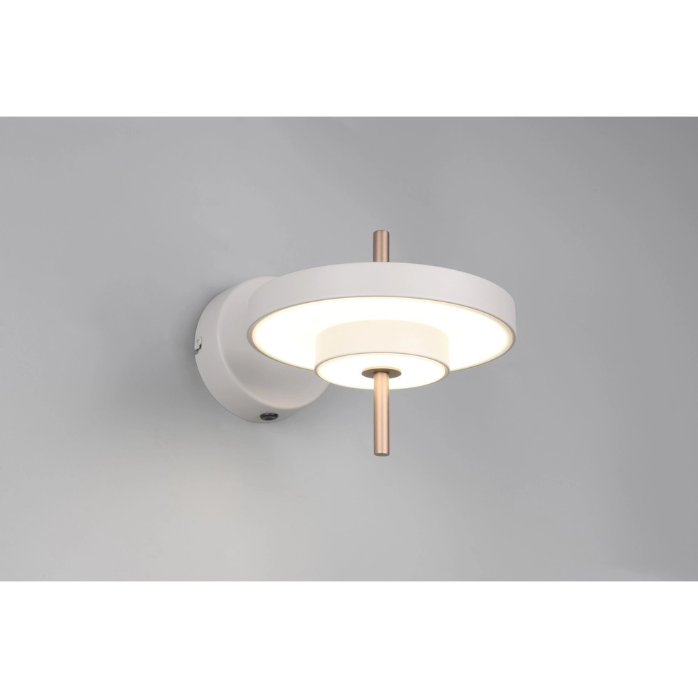Moderne wandlamp Keaton wit Trio 4017807655773