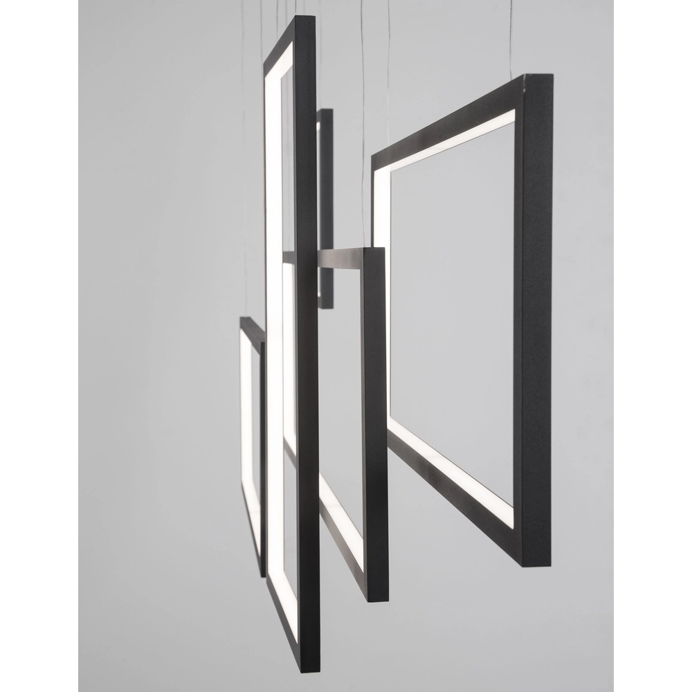 Hanglamp Cornice zwart design Lyora 5212017424716