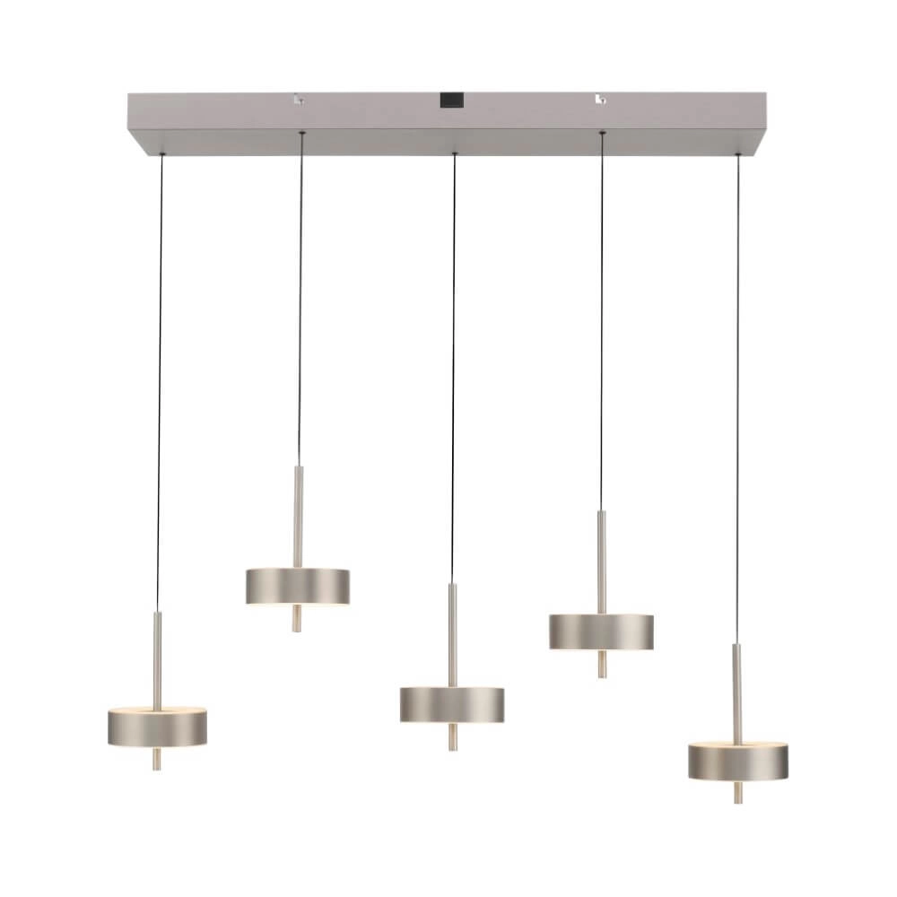 5-lichts hanglamp Q-Rotate aluminium modern Paul Neuhaus 4012248383186