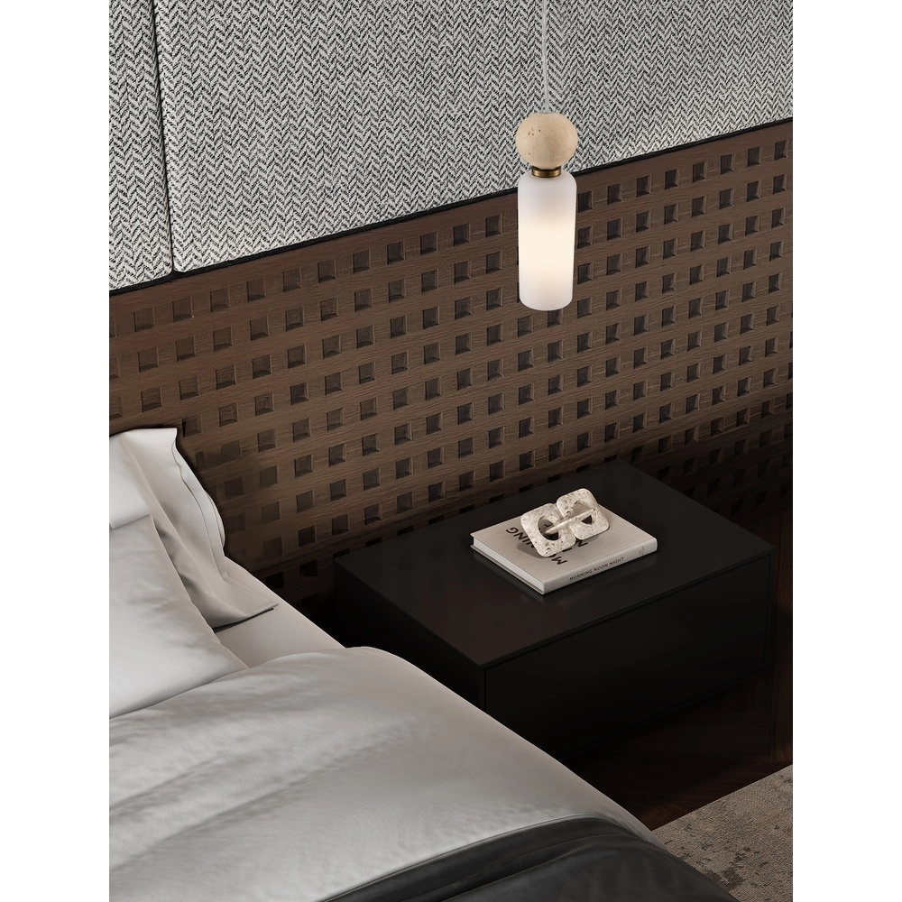 Hanglamp Filomena 1-lichts goud Lyora 5212017483485
