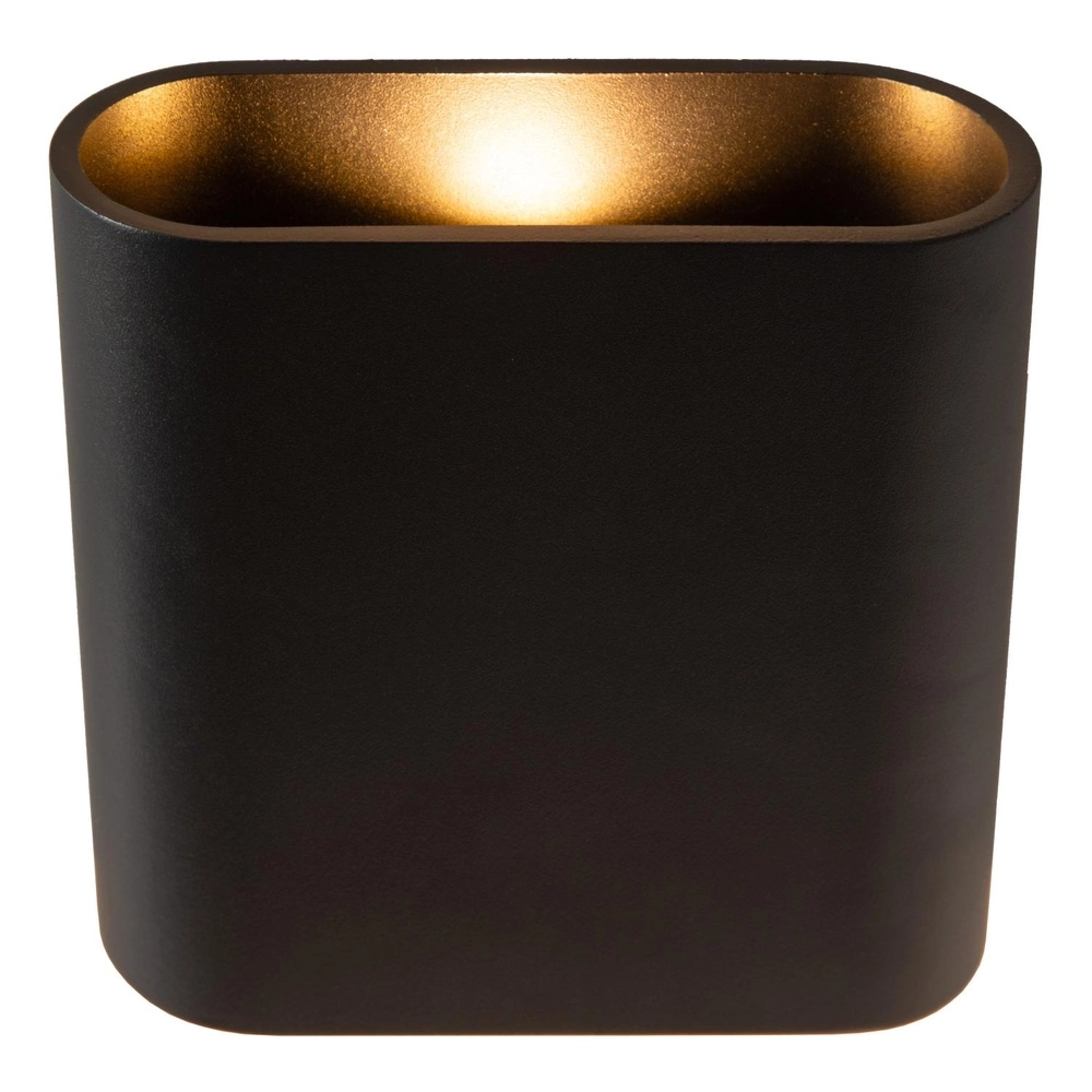 Design wandlamp Atila up en down zwart IP54 Lucide 5411212680112