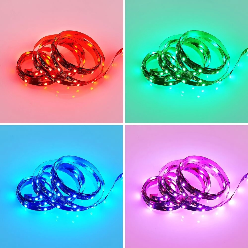 Ledstrip Gaming Grip RGB 3m zwart Trio 4017807577310