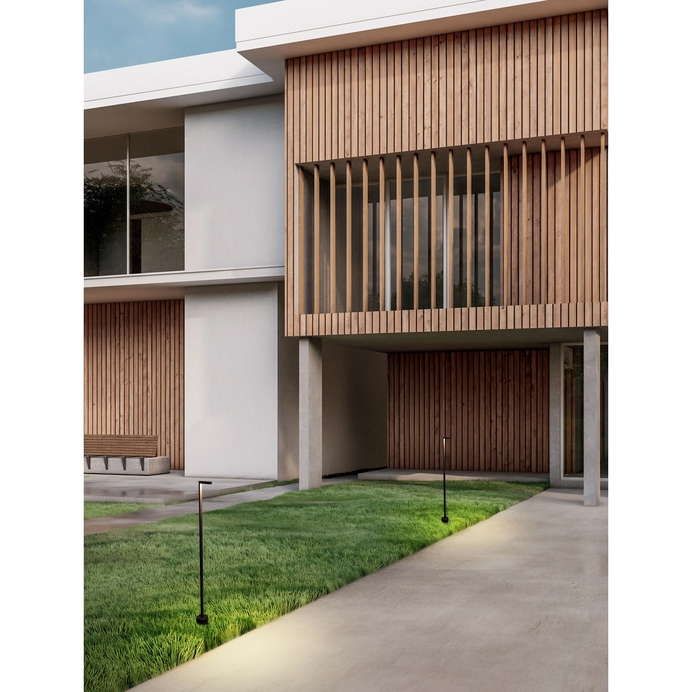 Sleek garden lamp Pipe black 94.5cn Lyora 5212017465528