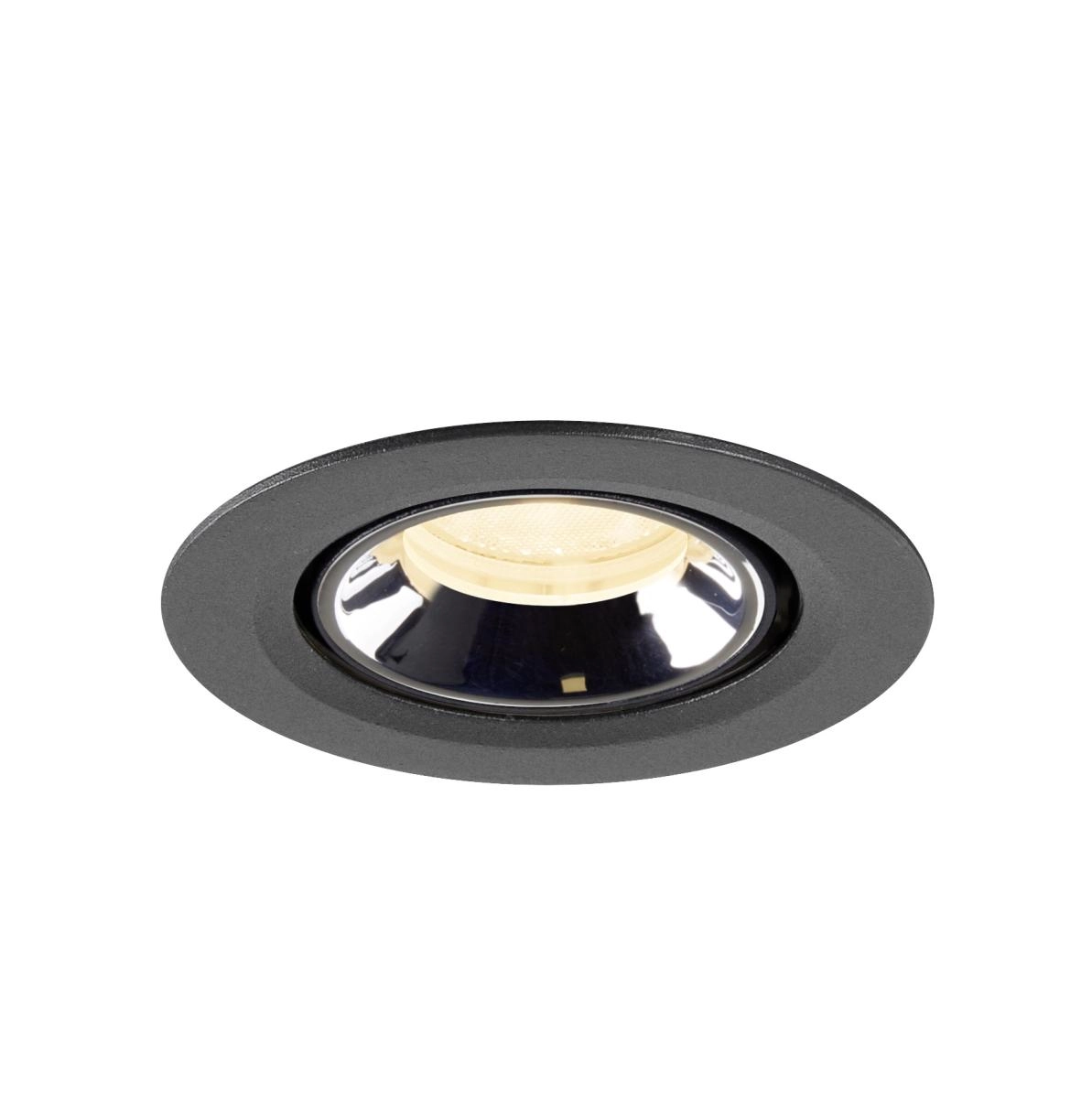 Inbouwspot Numinos Gimble XS zwart/chroom 3000K - 40gr SLV 4024163307055