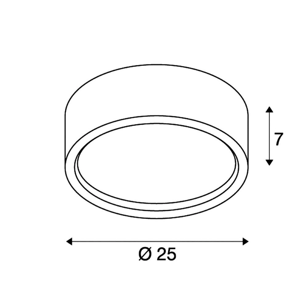 Ronde plafondlamp Plastra SLV 4024163155960