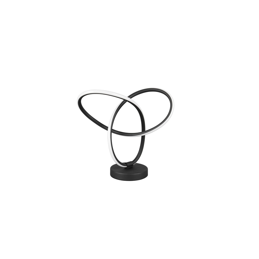 Tafellamp Lando design zwart Trio 4017807656527