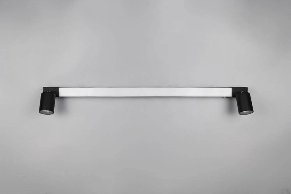 Spiegellamp Enrico 90cm - zwart Trio 4017807615654