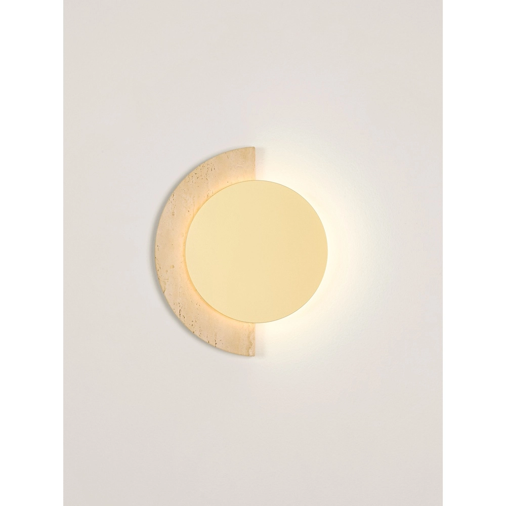 Design wandlamp Molli travertin Ø 21cm Lyora 5212063501317