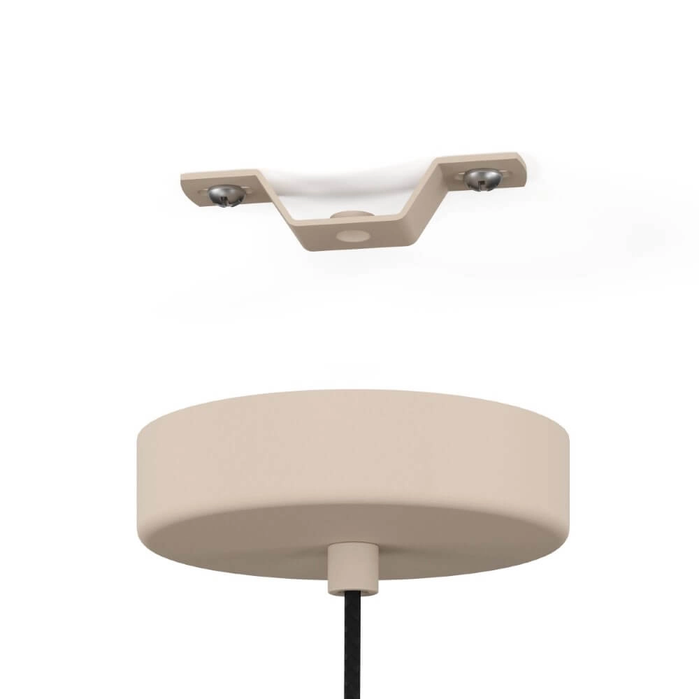 Hanglamp Valdiola zandbruin Ø 36cm Eglo 9008606240562