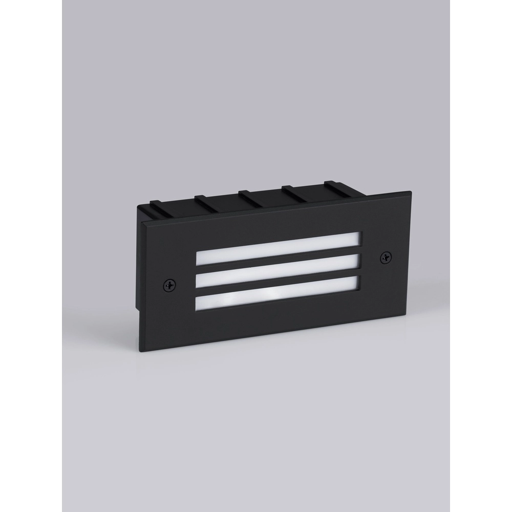 Strakke wandlamp Off 17cm met ribbels Lyora 5212017453389