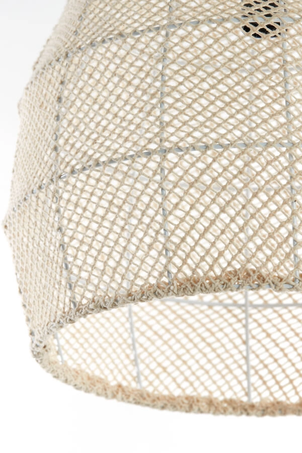 Japandi hanglamp Makassar crème Ø 42cm Light & Living 8717807706432