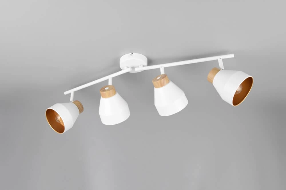 Design plafondlamp 4-lichts Valentin wit Trio 4017807637441