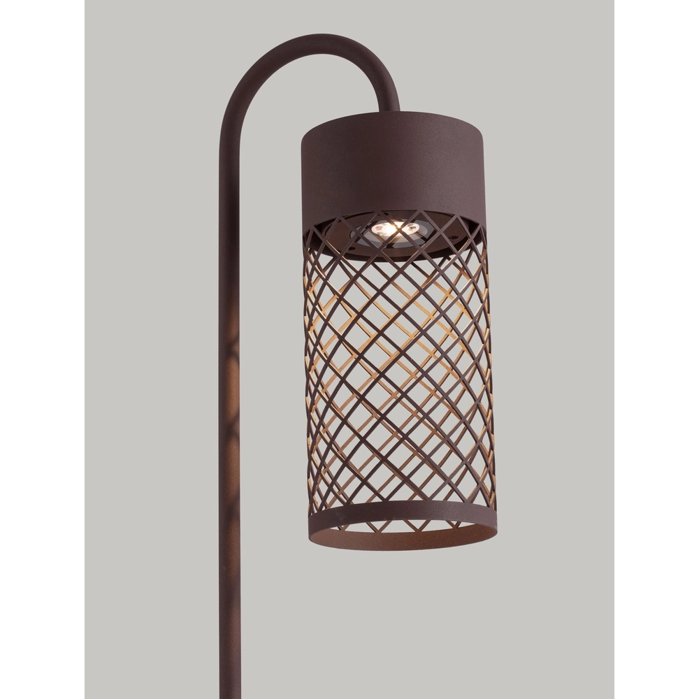 Garden lamp Motley 100cm rust brown Lyora 5212017465221